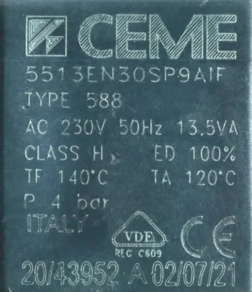 10004630 Ventil do žehličky