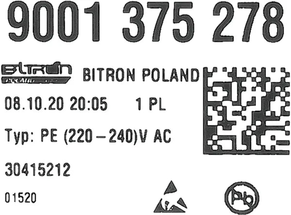 12029639 Elektronika do myčky nádobí