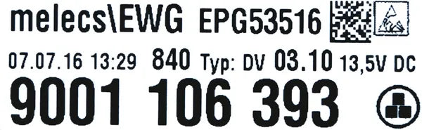 00636939 Displejový modul do myčky nádobí