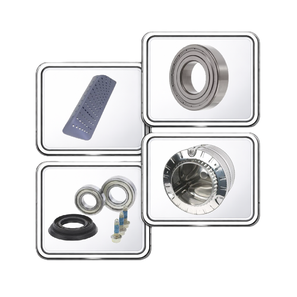 Nádrže + bubny + kříže + žebra + ložiska praček