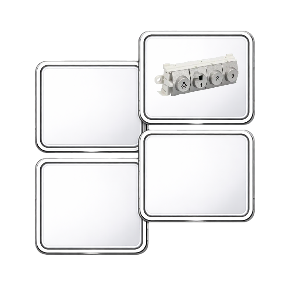 Přepínače a knoflíky pro digestoře