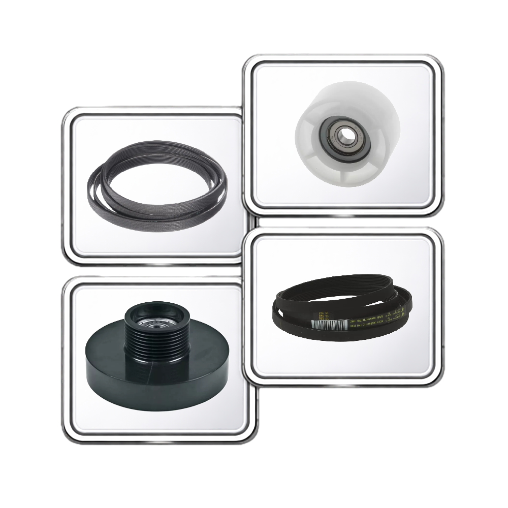 Řemeny + kladky + řemenice sušiček prádla