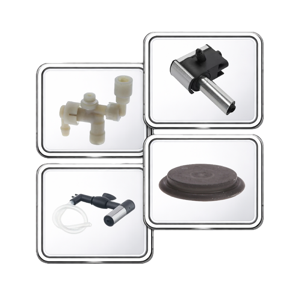 Ventily a trysky do kávovarů