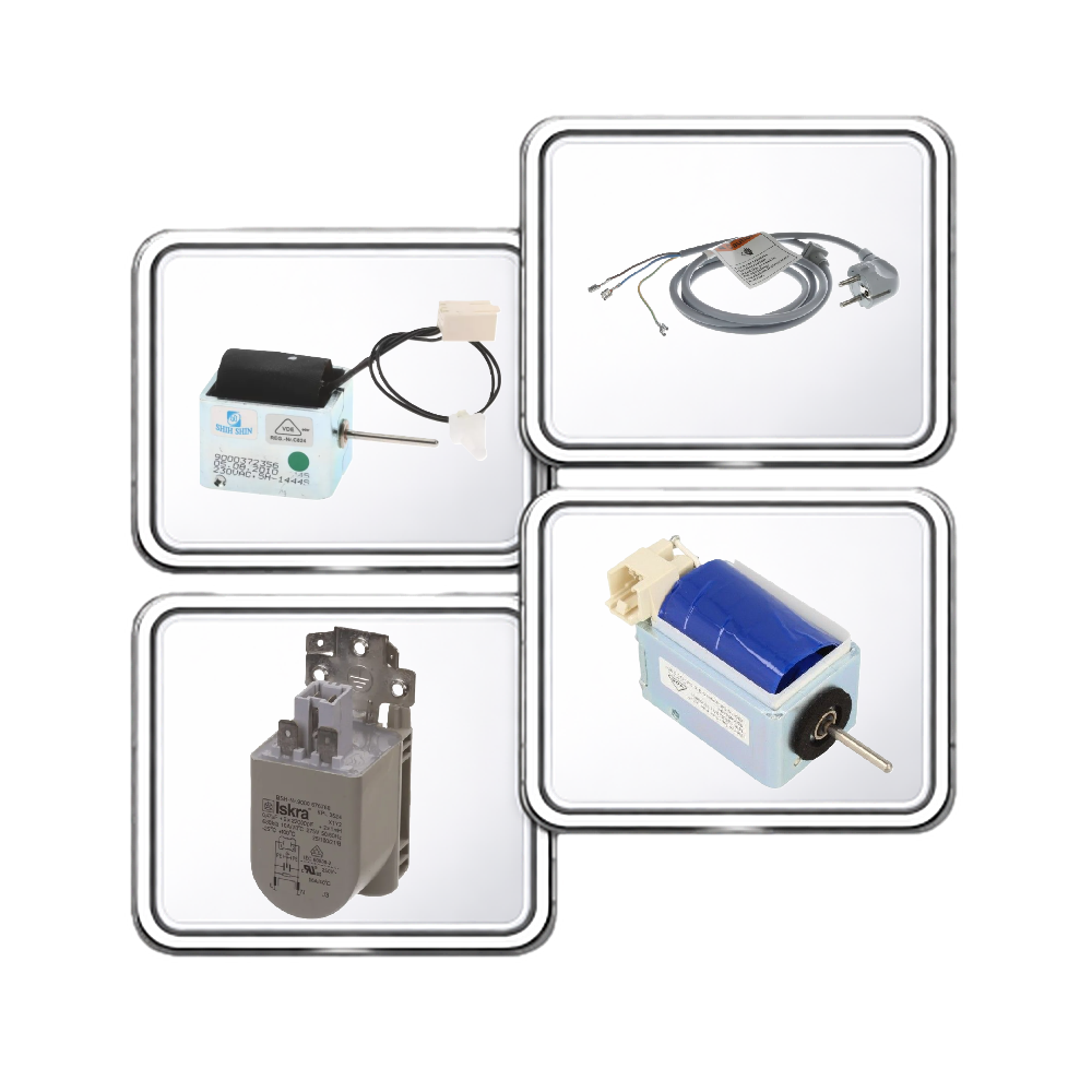 Nezařazené elektrické díly sušiček prádla