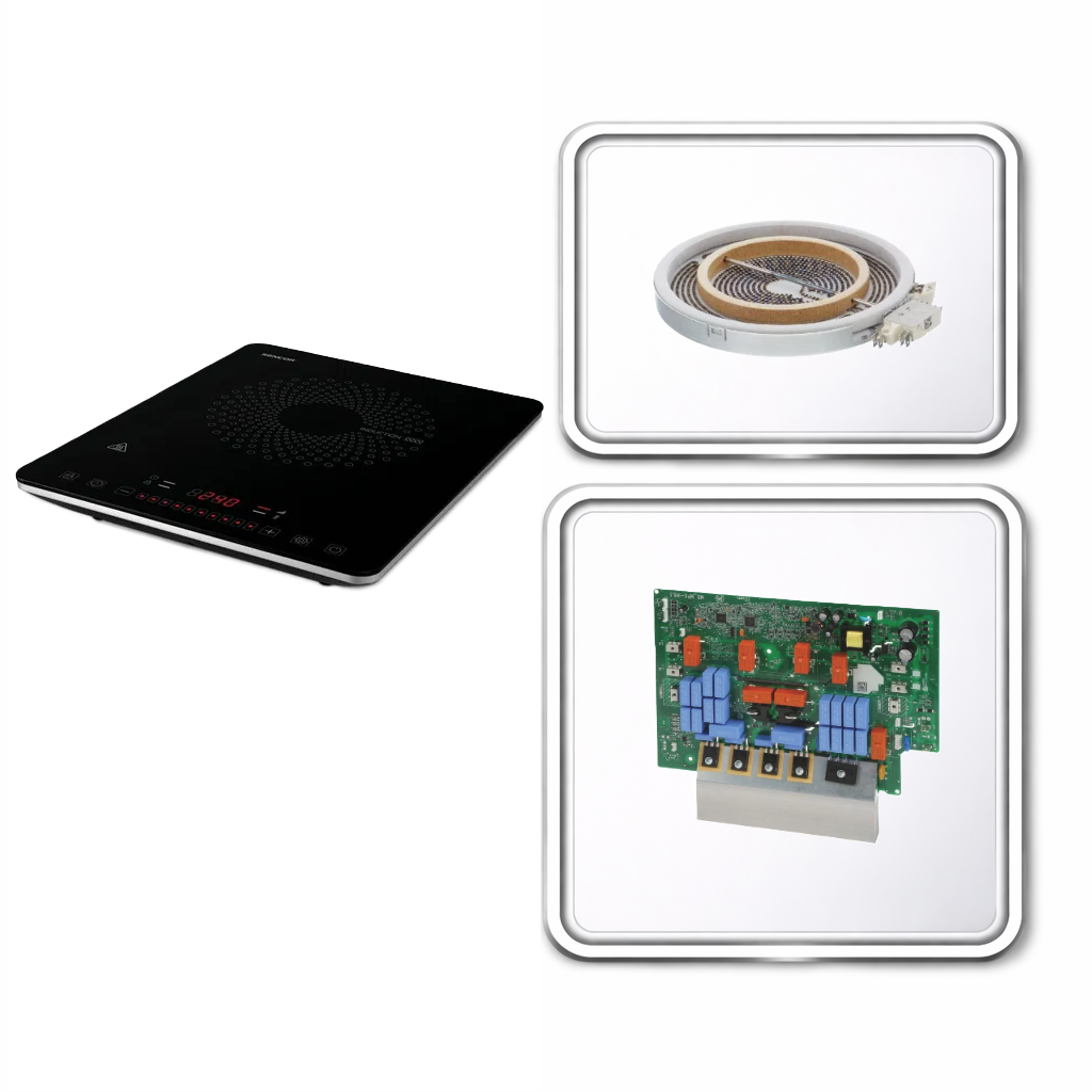 Díly na varné desky a sporáky