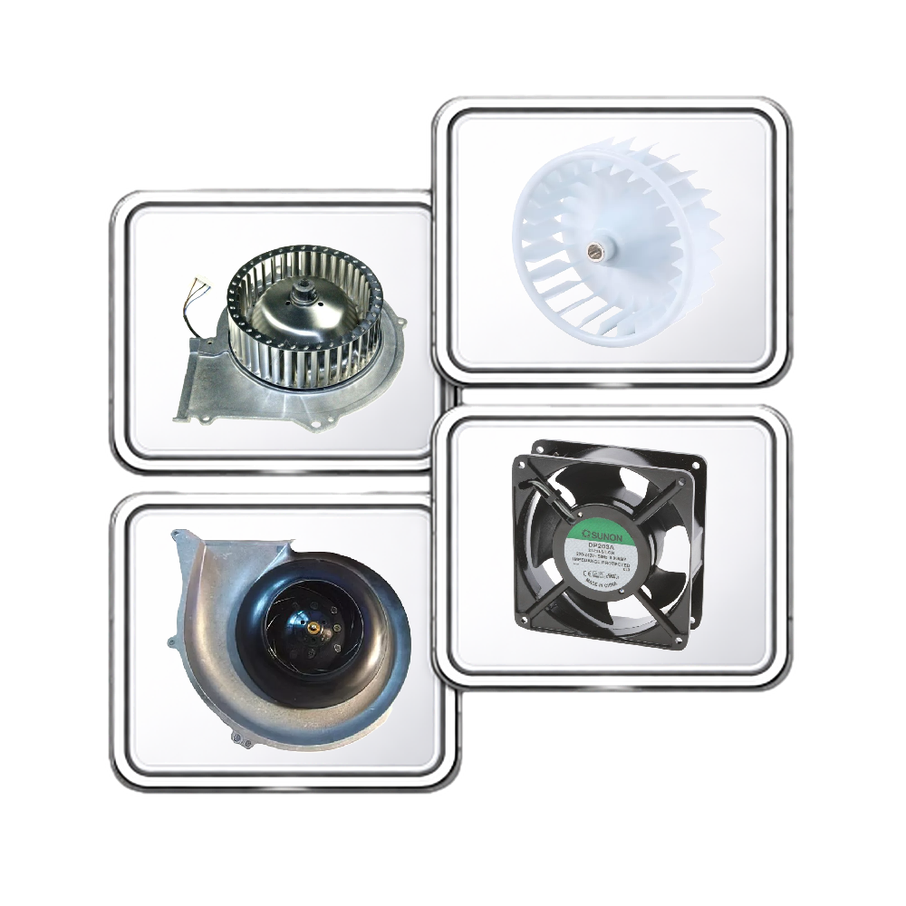 Ventilátory sušiček prádla