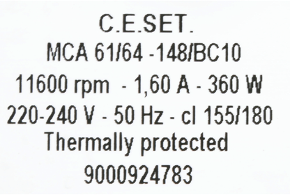 00145624 Motor Bosch | Siemens
