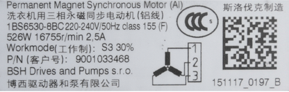00145782 Motor Bosch | Siemens