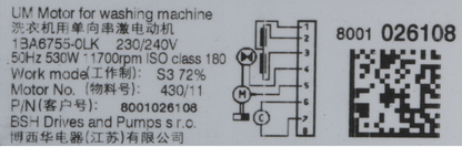 00145810 Motor Bosch | Siemens