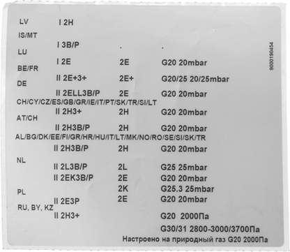 00423416 Sada trysek - zemní plyn Bosch | Siemens