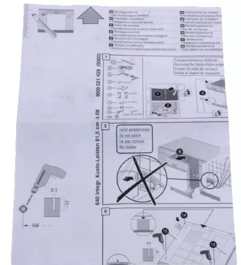 00568942 Návod k instalaci myček nádobí