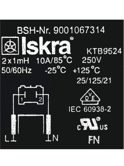 00639005 Odrušovací kondenzátor Bosch | Siemens