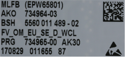 00648418 Operační modul Bosch | Siemens