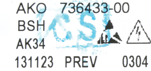 00650548 Řídící modul