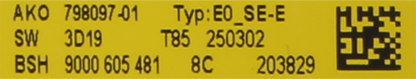 00656718 Hodiny Bosch | Siemens