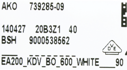 00658256 Programátor Bosch | Siemens
