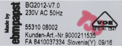 00676785 Motor ventilátoru Bosch | Siemens