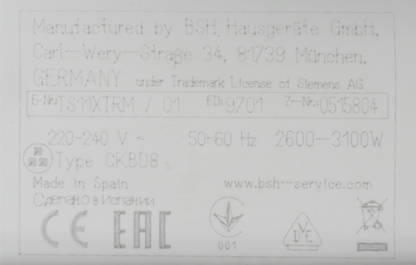 00703583 Uzávěr Bosch | Siemens