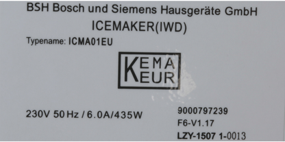 00709464 Výrobník ledu Bosch | Siemens