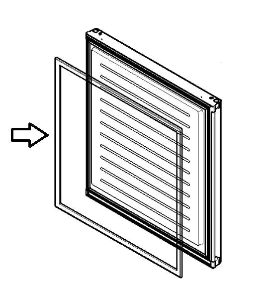 00716458 Těsnění dveří do lednice