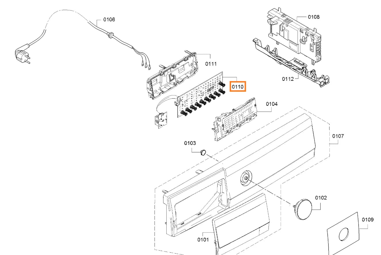 10021766 Modul do sušičky prádla