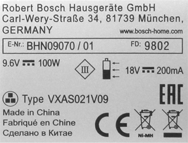 11016963 Plášť Bosch | Siemens