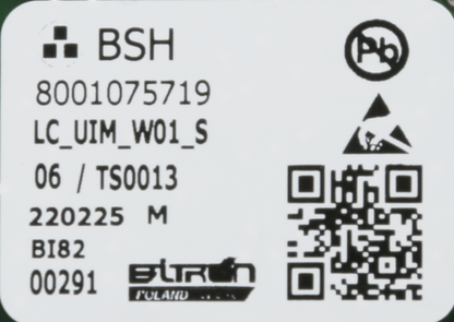 11032848 Ovládací modul nenaprogramovaný Bosch | Siemens