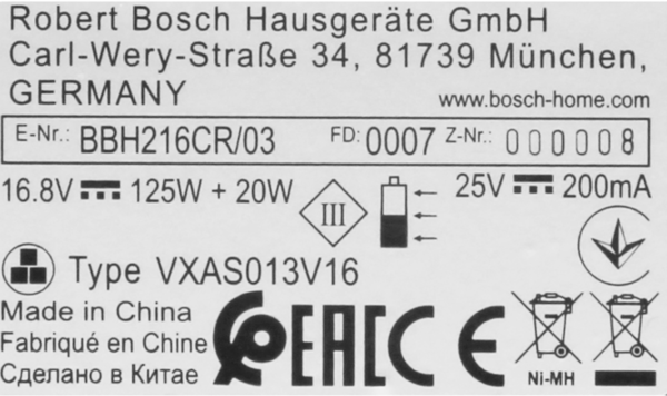 11038968 Plášť Bosch | Siemens