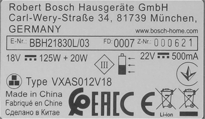11038974 Plášť Bosch | Siemens