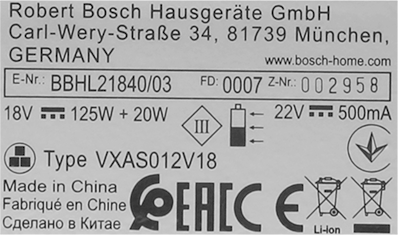 11038976 Plášť Bosch | Siemens