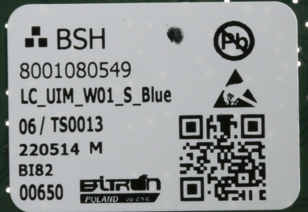 11046581 Ovládací modul nenaprogramovaný Bosch | Siemens