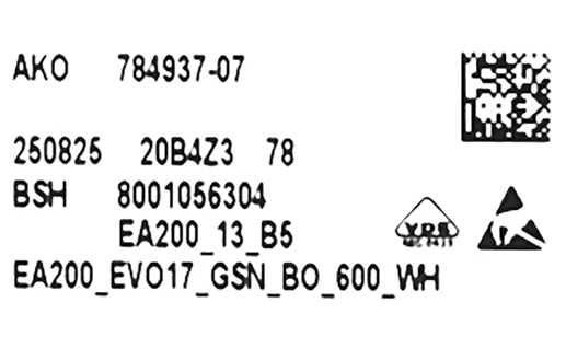 11048279 Programátor Bosch | Siemens