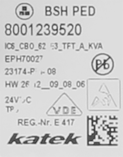 12006780 Ovládací modul naprogramovaný Bosch | Siemens