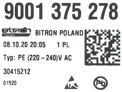 12007759 Naprogramovaný výkonový modul Bosch | Siemens