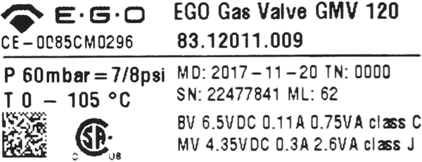 12016519 Magnetický ventil