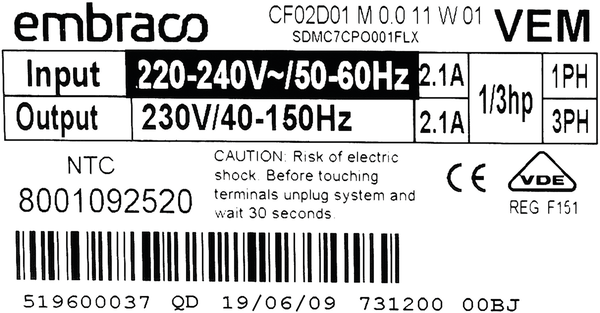 12025355 Technologie Inverter Bosch | Siemens