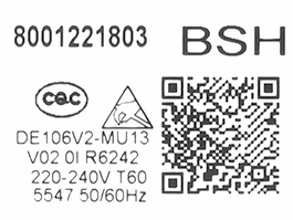 12046258 Technologie Inverter Bosch | Siemens