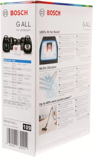17003048 S�cky do vysavace 4ks Bosch Siemens BBZ41FGALL