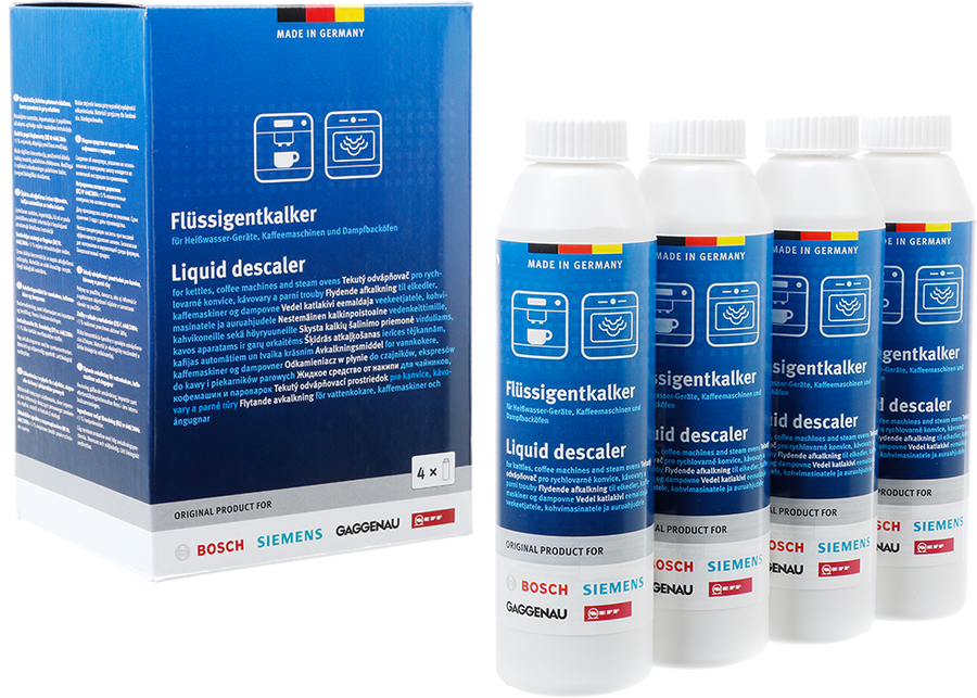 Tekutý odstraňovač vodního kamene – 4 × 250 ml
