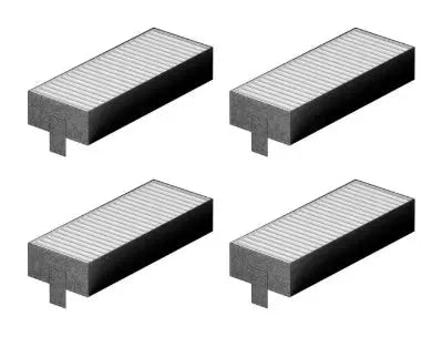 17004801 Sada akustických filtrů 194mm 4ks