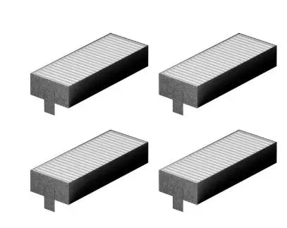 17004795 Sada uhlíkových filtrů do odsavače par 194mm 4ks