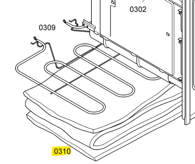 00248750 Izolační díl do trouby