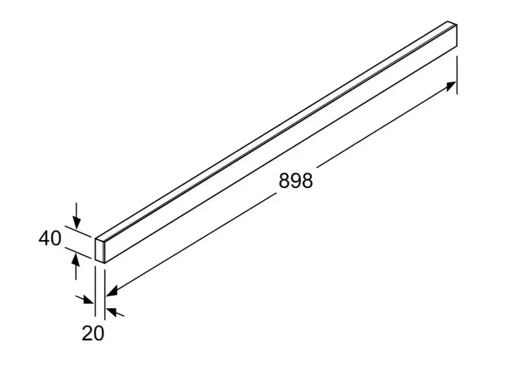 17005403 Designová rukojeť do odsavače par