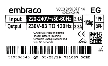 00647655 Technologie do lednice